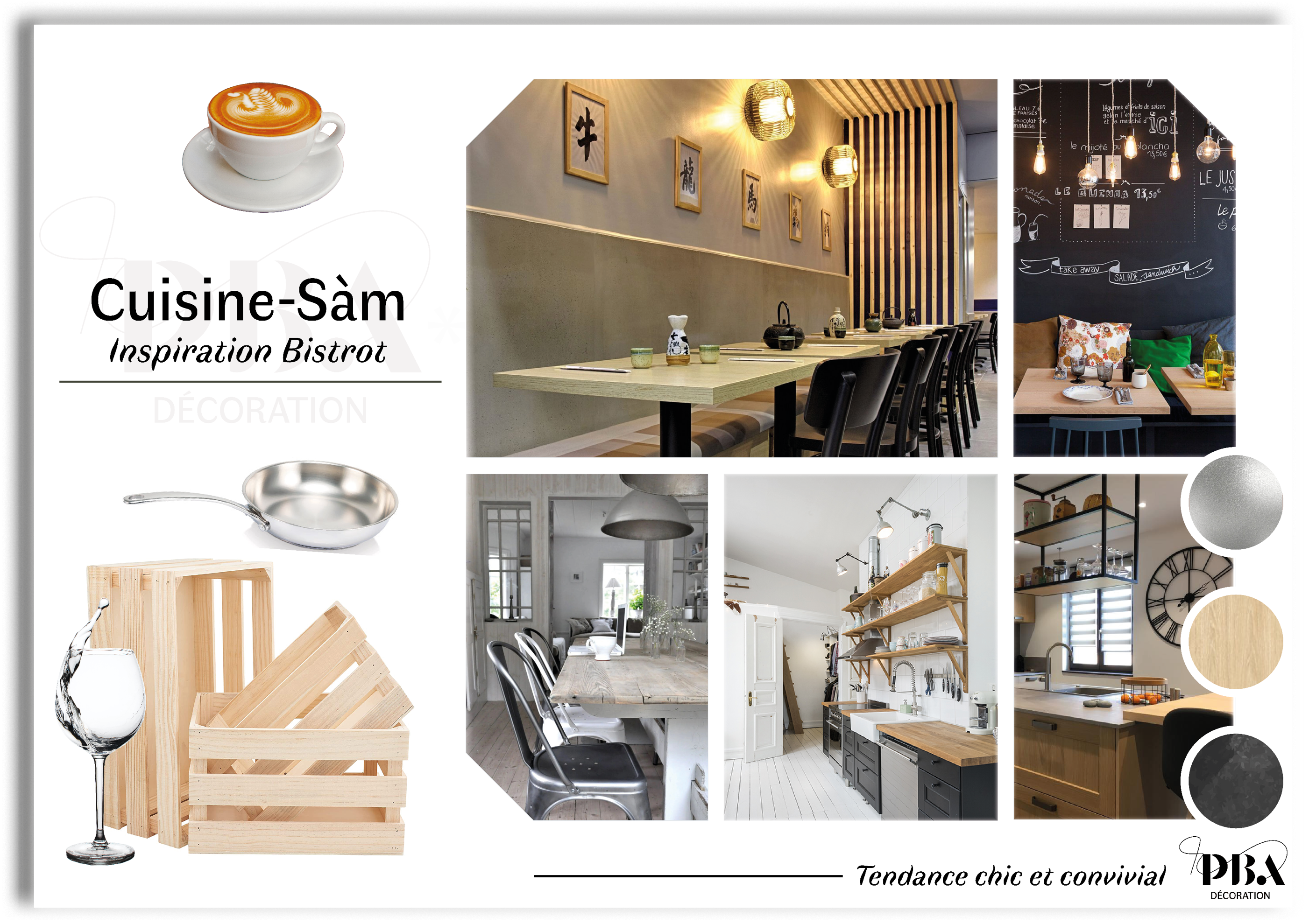 Gabarit planche tendance Bistrot petit format