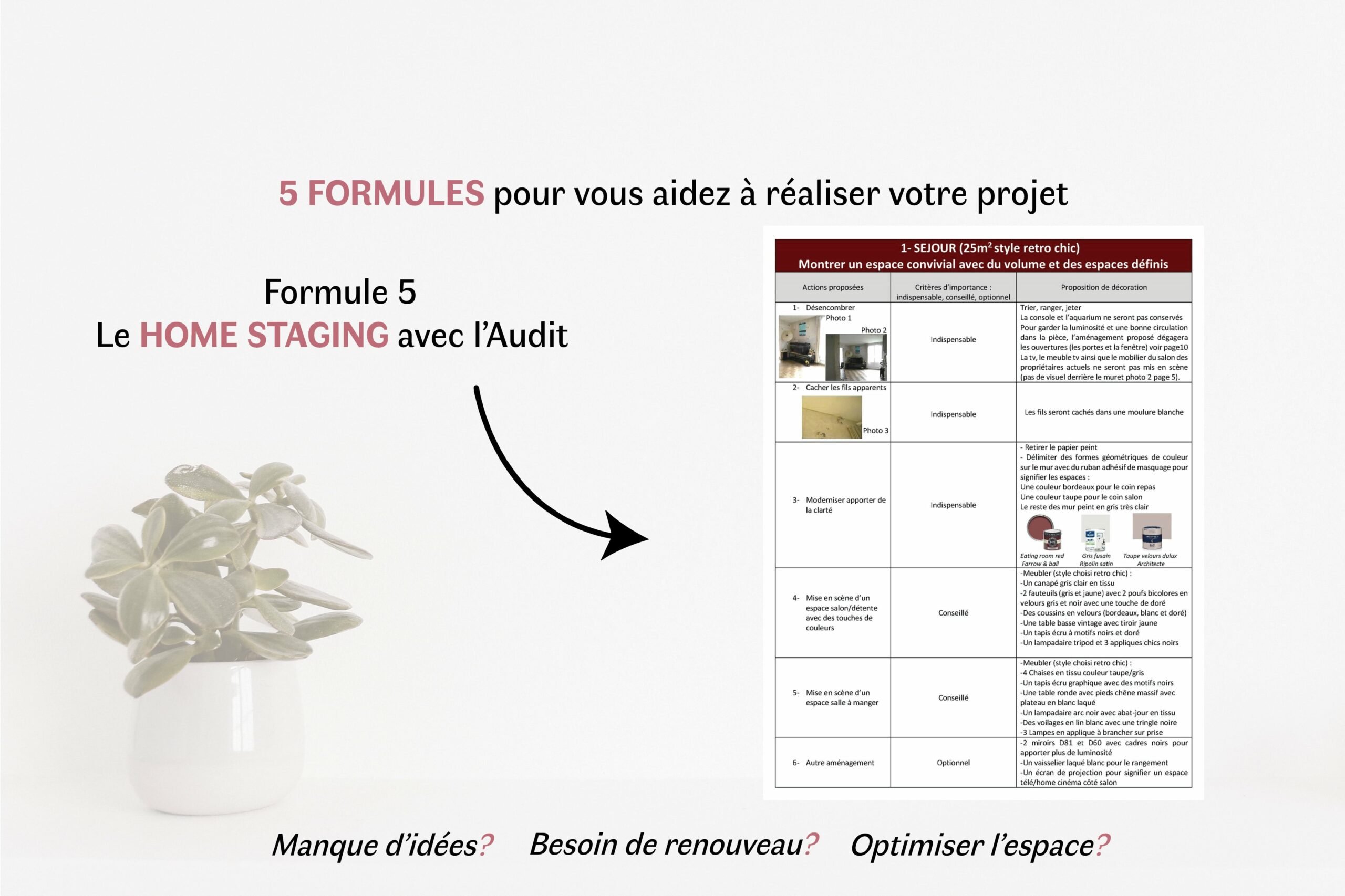 Décoratrice d'intérieur Puteaux Particuliers formule Home Staging